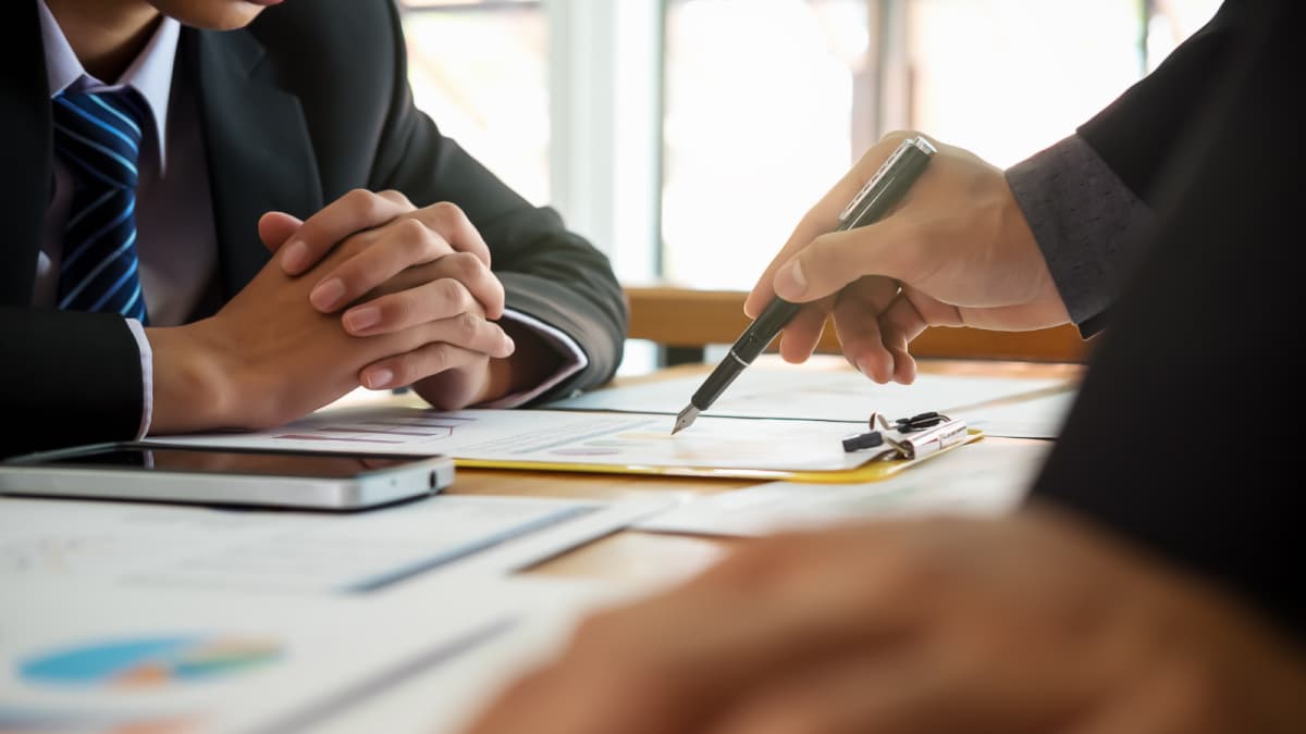 Przedsiębiorca planujący przyszłość